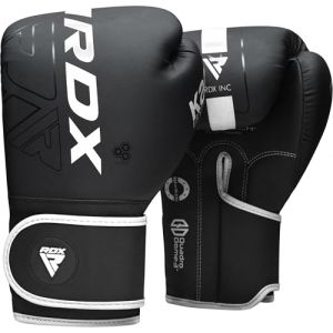 RDX Gants de Boxe Muay Thai d'entrainement, Maya Hide Cuir, Kara Pro Sparring Kickboxing MMA Boxing Gloves, Gants pour Sac de Frappe Pattes d'ours Training, Homme Femme Adulte 8 10 12 14 16oz (RDXINC LTD, neuf)