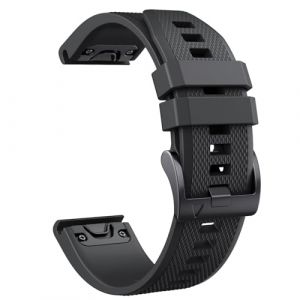 NotoCity Bracelet pour Garmin Fenix 5/6/7/7 Pro/6 Pro/5 Plus, Bracelet Quickfit 22mm Compatible avec Garmin Forerunner 935/945/955/965, Epix Gen 2, Instinct/2, Approach S60, Quatix 7/6/5/7 Pro(Noir) (NotocityEU, neuf)