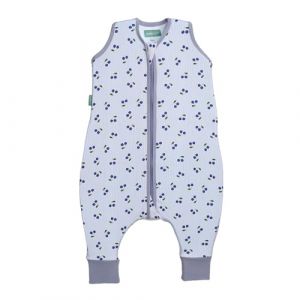 molis&co - Gigoteuse été - Gigoteuse Bébé Tog 0,5-100% Coton (Oeko-TEX) - Coton Turbulette Longueur Ajustable (120-130 cm) pour Garçon en Fille - Cherries (Molis&Co, neuf)