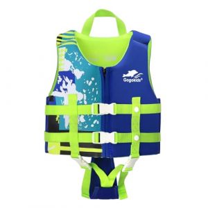 Gogokids Gilet Bain pour Enfants Veste Folat, Formation de Natation pour Tout-Petits Bouyancy Maillot de Bain Aider Les Maillots de Bain pour B&eacute;b&eacute; de 22-30 KG 7-9 Ans B&eacute;b&eacute; Enfants (KunTee, neuf)