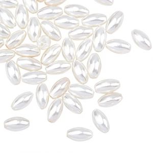 NBEADS 46 Pcs Perles Naturelles D'Eau Douce, Perles de Riz en Forme de Coquillage Perles de Perles en Vrac Ovales pour la Fabrication de Bijoux, Trou 0.8 mm (ARRICRAFT FR, neuf)