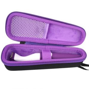 Linkidea Étui de voyage pour rasoir électrique compatible avec l'appareil Philips BRT383/50 et ses accessoires, sac de rangement de protection (violet) (LinkideaEU, neuf)
