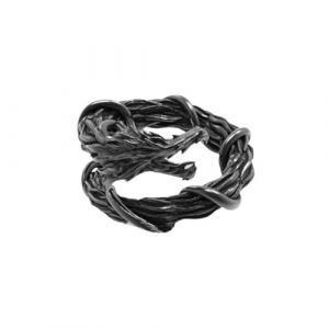 Auriselle Bague Homme Réglable Dragon Noir Bague Enroulée Vintage Viking Rétro Bague Ouverte de Pouce Gothique Punk Bijoux Cadeaux pour Homme Garçon Père (OÜ ESTFOXGG, neuf)