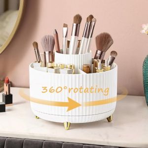 NINGESHOP Organisateur de Maquillage, Organisateur Maquillage Rotatif 360 Degrés, Stockage Boîte Cosmétique Multifonctionnel, Organisateur de pinceaux pivotant, Présentoir Cosmétique (Küchenstudio Ortmann & Winter GmbH, neuf)