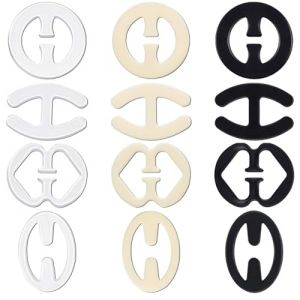 UEAVOID Lot de 16 Clips Anti-glisse pour Soutien-gorge Accessoires en Plastique Jersey pour Ajuster les Bretelles (yjswxsm-shop, neuf)