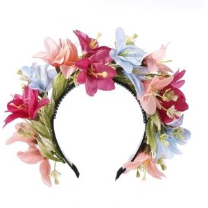 Bandeau floral, bandeau &agrave; fleurs, couronne de fleurs, bandeaux &agrave; fleurs, couronne de fleurs for femmes, for f&ecirc;te de mariage, guirlandes florales, couronne de cheveux, bandeaux floraux(Color) (YxsyGs, neuf)