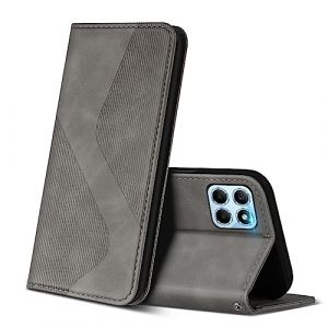 ZONNAVI Coque pour Honor 70 Lite/Honor X6 /Honor X8 5G, Premium Étui Housse en Cuir de Protection avec [Emplacements Cartes], Clapet Folio Portefeuille pour Honor 70 Lite / X6 / X8 5G (Gris) (ZONNAVI, neuf)