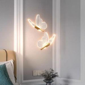 LIGKIN Suspension LED 12W Papillon Créatif Lustre Plafonnier Scandinave 3000K Lumière Chaude Éclairage de Plafond LED Acrylique Luminaire Plafonnier pour Chambre D'enfant Salon Salle à manger (LigKin Light, neuf)