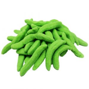 BONBONS BANANES vert ACIDE pour bar à bonbons sachet 1kg (SWEET HALAL - BONBONS VEGAN, HALAL, SANS GLUTEN, neuf)