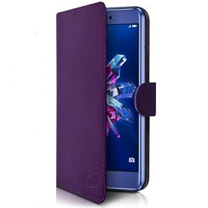 Karylax - Housse Coque Etui Portefeuille Universel L (Ref.Violet) pour Smartphone Logicom Sense (Seluxion, neuf)