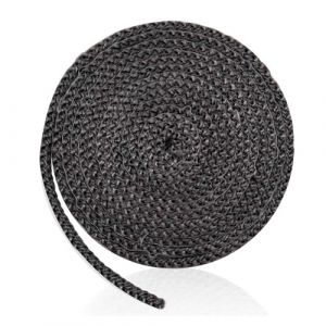 OQKAHIV ruban d'étanchéité pour cheminée, 1 pièce Joint Insert Cheminée Autocollant - Joints Fibre de Verre pour Porte/Four à Bois - Résistant Haute Température (3mm x 10mm x 2m) (OQKAHIV, neuf)