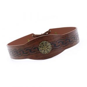 Bandeau m&eacute;di&eacute;val en cuir synth&eacute;tique pour homme et femme, unisexe, style historique, en relief, style vintage, amateurs (BoRongDianZiShangWuYouXianGongSi, neuf)