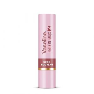 Vaseline x Emily in Paris Nude Nouveau | Baume à lèvres teinté Stick | Édition Limitée | (Nude Nouveau) (prsWORLD, neuf)