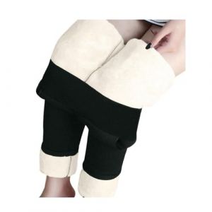 Legging Polaire Femme Grande Taille Hiver Molletonn&eacute; Chaud Pantalon Fuseau Taille Haute Thermique Leggings Fourr&eacute; Chauffant Coton Collants Jogging (UZHIUO, neuf)