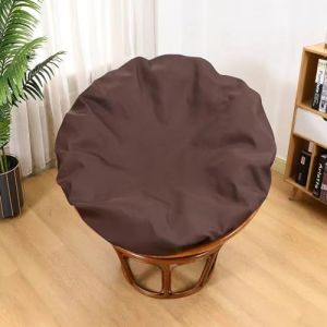 Housse de coussin Papasan uniquement, housse de coussin Papasan &agrave; fermeture &eacute;clair, douce pour la peau, housses de coussin de chaise Papasan amovibles et lavables en machine 100cm/39in darkcoffee (MiaoDLSP, neuf)