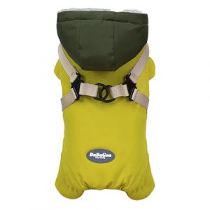 Izefia Manteau pour Chien V&Ecirc;Tements pour Animaux Manteaux Coupe-Vent Temps Froid Veste avec Harnais et Sangle Thoracique V&Ecirc;Tements Chauds d'hiver Manteau &Eacute;Pais en Coton pour Petit Chien et Chat Moyen (Rdc Toy, neuf)