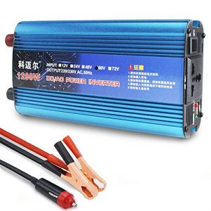 Convertisseur De Tension 1200w 1600w 2200w, Onduleur Sinusoïdal Modifié Dc 12v / 24v / 36v / 48v / 60v Au Convertisseur 220v / 230v Avec Port Usb Pour Voitures, Bateaux, Camping, Voyages,1200W-36v (RENYAN SHOP, neuf)
