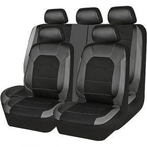 HUDJJDC Voiture de Housses Siège pour Citroen C3/C3 Aircross/C3 Picasso/C4 Coupe/C4 Pallas/C4 2000-2024, Imperméable et Respirant Housse Siege Voiture, Accessoire Voiture,Grey (suiyueheng, neuf)