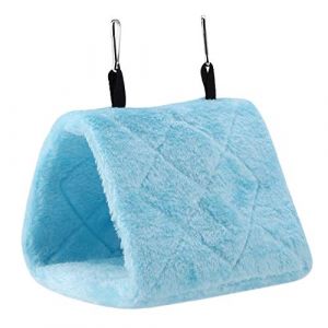 Cage Suspendue pour Oiseaux,Ha Souple en Peluche | Tente de Cage Suspendue | Perroquet pour Oiseaux | Lit Chaud | Jouet pour Animaux de Compagnie (Bleu),Tente Oiseaux ysqevn nid po (efancya, neuf)