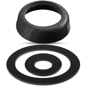 Photect 3 Pi&egrave;ces de Joint de Pompe &agrave; Main Manchettes de Piston Joints en Cuir Kit pour Pompe &agrave; Poign&eacute;e Type 75 Pompe de Jardin et Pompe a Eau Manuelle (Noir) (BonniColole, neuf)