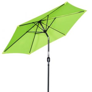 Angel Living 300cmParasol de Jardin Manivelle Inclinable, Emp&ecirc;che de La Lumi&egrave;re Solaire Directe et Anti-ultraviolet, Parasol pour Patio et Jardin, Toile Balcon Patio Terras (Pomme Vert) (Angel Living Outdoor, neuf)