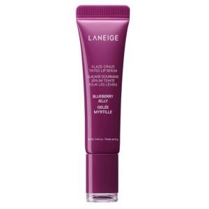 LANEIGE Original | Glaze Craze Tinted Lip Sérum à lèvres coloré | 12 grammes | by Bella | (BLUEBERRY JELLY, 12 g (Pack de 1) (BELLA-fr (Cloud.Sales Cosmetics), neuf)
