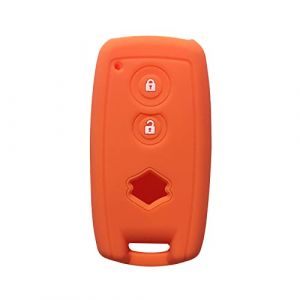 OTMIK Housse Silicone pour Cl&eacute; de Voiture pour Suzuki Grand Vitara Swift SX4 S-Cross XL-7 kuyucha sch4 Accessoires pour Coques de Cl&eacute;s (Orange) (Otai, neuf)