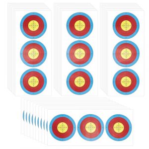NBEADS 40 Pcs Cible en Papier, Accessoires D'Entra&icirc;nement &agrave; la Cible de Tir &agrave; l'arc 3 Cible Verticale de Tir &agrave; l'arc Spot Cibles d'arc pour la Chasse Comp&eacute;tition de Tir &agrave; l'arc, 60&times;25cm (ARRICRAFT FR, neuf)