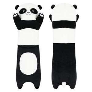 Grand coussin en peluche panda, grand panda, coussin boueux, coussin de corps panda, coussin de canapé, coussin de positionnement latéral et décoration de chambre (Dlmao, neuf)