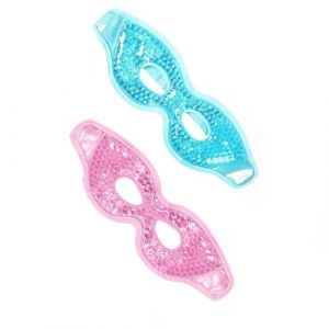 Masque Yeux Froid, 2 Masque Gel Yeux Chaud et Froid réutilisable, Masque Froid Yeux Anti Cernes, Gel Yeux Froid pour Cernes, Migraine, Post-Opératoire, Yeux Gonflés, Fatigue Oculaire (ZHWMQSM45, neuf)