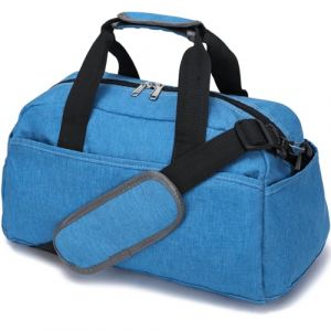 Petit sac de sport l&eacute;ger de 35,6 cm pour homme et femme, mini sac de sport pour voyage, sport, bleu marine, 14in x 8in x 8in, Petit sac (tianrunbaihuo, neuf)