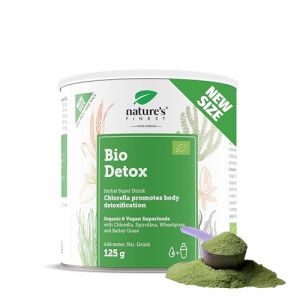 Nature's Finest BIO Detox - Détox Colon avec Chlorelle et Spiruline Bio - Boisson Détox Minceur Riche en Protéines - 125g pour 25 Jours (Nutrisslim shop, neuf)