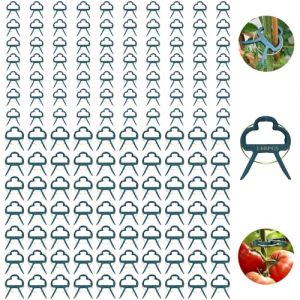 YeahBoom 140 Pieces Clips Tomate pour Plantes,Plant Support Clips de Jardin,Tomates Clips de Support de Plantes ​Clip,Clips de Support de Plantes pour légumes, tomates, et Plants de vignes (Nadia.Nie, neuf)