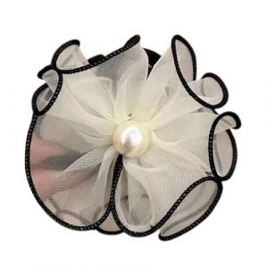 Pince à cheveux en forme de , barrette à cheveux en résille, pince à cheveux en forme de queue de cheval, accessoire de coiffure pour femme pour cheveux fins ou épais (yanha, neuf)