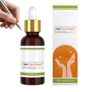 Nagelpflegetropfen, Premium-Nagel-Elixier für Fußnägel, Nagelstärker und Wachstumsöl für gesunden Glanz, Extra starke Reparaturbehandlung für dicke, brüchige Nägel Fingernägel (1 PCS) (JIEXIANG, neuf)