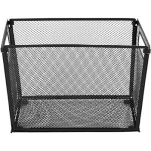 Organiseur de Fichier à Suspendre,Matériau Métallique Organiseur de Dossiers Suspendus,Bac de Classement,Boite de Classement pour Documents,Livres,Économie d'espace - Boîte de rangement pliable pour b (hefeijunfanbaihuodiang, neuf)