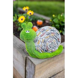 Garden Mile Escargot animaux ornements de jardin grandes d&eacute;corations d'int&eacute;rieur imperm&eacute;ables pour la maison design unique floqu&eacute; ornements ext&eacute;rieurs de jardin parfait pour les parterres de fleurs (Garden_Mile, neuf)