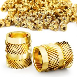 Ziamzra 100 Pièces Insert Fileté M3x6x5 Écrous à Encastrer pour Impression 3D Insert Fileté M3 Filetage Femelle Écrous en Laiton pour Impression 3D Coque en Plastique Loptop Injection Moulage (SYDNEY COMPRA, SOCIEDAD LIMITADA, neuf)
