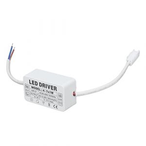 Transformateur LED Driver, Alimentation LED, 300mA, Entr&eacute;e AC85-265V, Sortie DC12-26V, 4-7W x 1W for &eacute;clairage Int&eacute;rieur (Yuppeei, neuf)