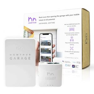 HOMYHUB Kit de d&eacute;marrage | T&eacute;l&eacute;commande de Garage WiFi &ndash; Bien Plus Que d'ouvrir Une Porte de Garage avec Votre Mobile et Votre Voix &ndash; Contr&ocirc;le Max 2 Portes par Starter Kit (HOMYHUB SL, neuf)