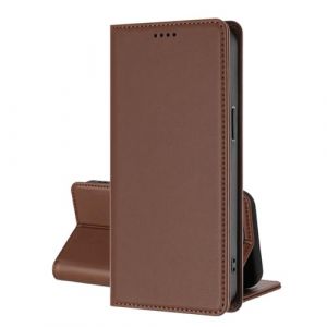 EuoDuo Coque Magn&eacute;tique pour Samsung Galaxy Note 20 &Eacute;tui Rabattable en Cuir PU Housse Pochette &agrave; Clapet Aimant Ferme Portefeuille avec RFID Blocage Fentes pour Cartes - Marron (VLQI, neuf)