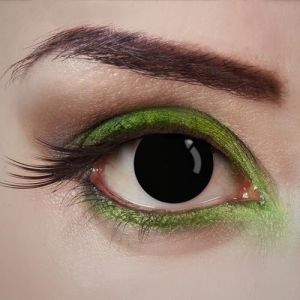 Couleur des lentilles de contact Big Round Eyes de aricona &ndash; ann&eacute;es couvrant la lentille &agrave; terme pour les yeux sombres et claires- sans correction- les lentilles color&eacute;es pour le carnaval- des soir&eacute;es &agrave; th&egrave;me et des costumes d'Halloween (aricona, neuf)