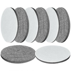 8 Feutre de polissage 125 mm disque de polissage pour ponceuse excentrique tampon de polissage feutre verre tampons de polissage de voiture 125 mm tampon de feutre Velcro (LongZYU, neuf)