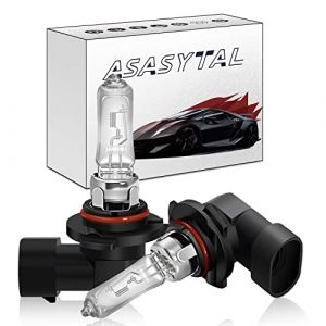 Asasytal Hir2 9012 55W 12V Ampoule de Phare Halogène de Voiture,Lampe Halogène Extérieur de Voiture à Faisceau Haut/bas Remplacement des Ampoules Antibrouillard Halogènes à Lumière Jaune DRL, 2 Pièces (FMT-US, neuf)