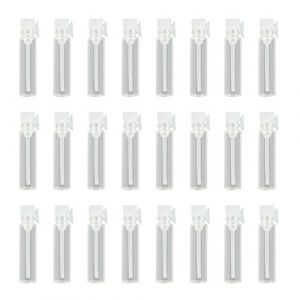 Healeved Bouteilles En Verre De 1Ml 100 Pièces Sous-Bouteilles Rechargeables Flacons Conteneurs De Cosmétiques Bouteille De En Verre (Sonieg, neuf)