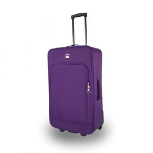 SIGN Valise en tissu à roulettes (bagage à main, moyen, grand, très grand), lilas, Handgepäck (51cm), Valise en tissu avec roulettes en ligne (Liif Shop EU, neuf)