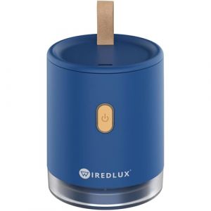 Rasoir Anti Bouloche Rechargeable WiredLux - D&eacute;boulocheur &Eacute;lectrique & Machine Coupe Peluche pour V&ecirc;tement, Laine & Canap&eacute; - Appareil Portable, Chargement Via USB-C, Double S&eacute;curit&eacute; (Bleu Oslo) (WiredLux, neuf)