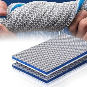 Kujinova 8d Ouate filtrante en mousse pour filtre d'aquarium, ouate filtrante 8D, coton filtrant d'aquarium - Ouate biochimique en nid d'abeille - Tr&egrave;s efficace pour la purification de l'eau (25 x 11) (KUANGJING, neuf)