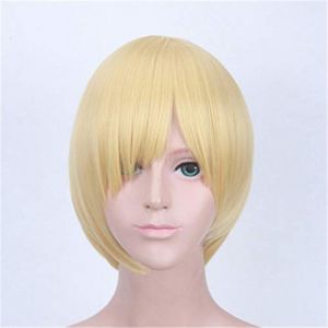 Anime Yuri !!! sur glace Cosplay perruque Katsuki Yuuri Plisetsky Yurio cheveux synthétiques Viktor Nikiforov Yuri sur glace Costume perruques + perruque casquette DM773 (long zhu tang, neuf)