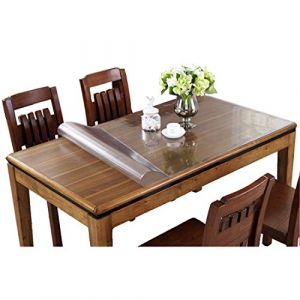 Ever Fairy 2,0 mm d'épaisseur PVC Clair Nappe Housse de Protection Cuisine Salle à Manger en Bois Housse de Protection de Meubles (100 x 240 cm) (Ever Fairy Official Store, neuf)